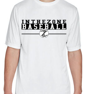 White INTHEZONE Baseball Practice Jersey